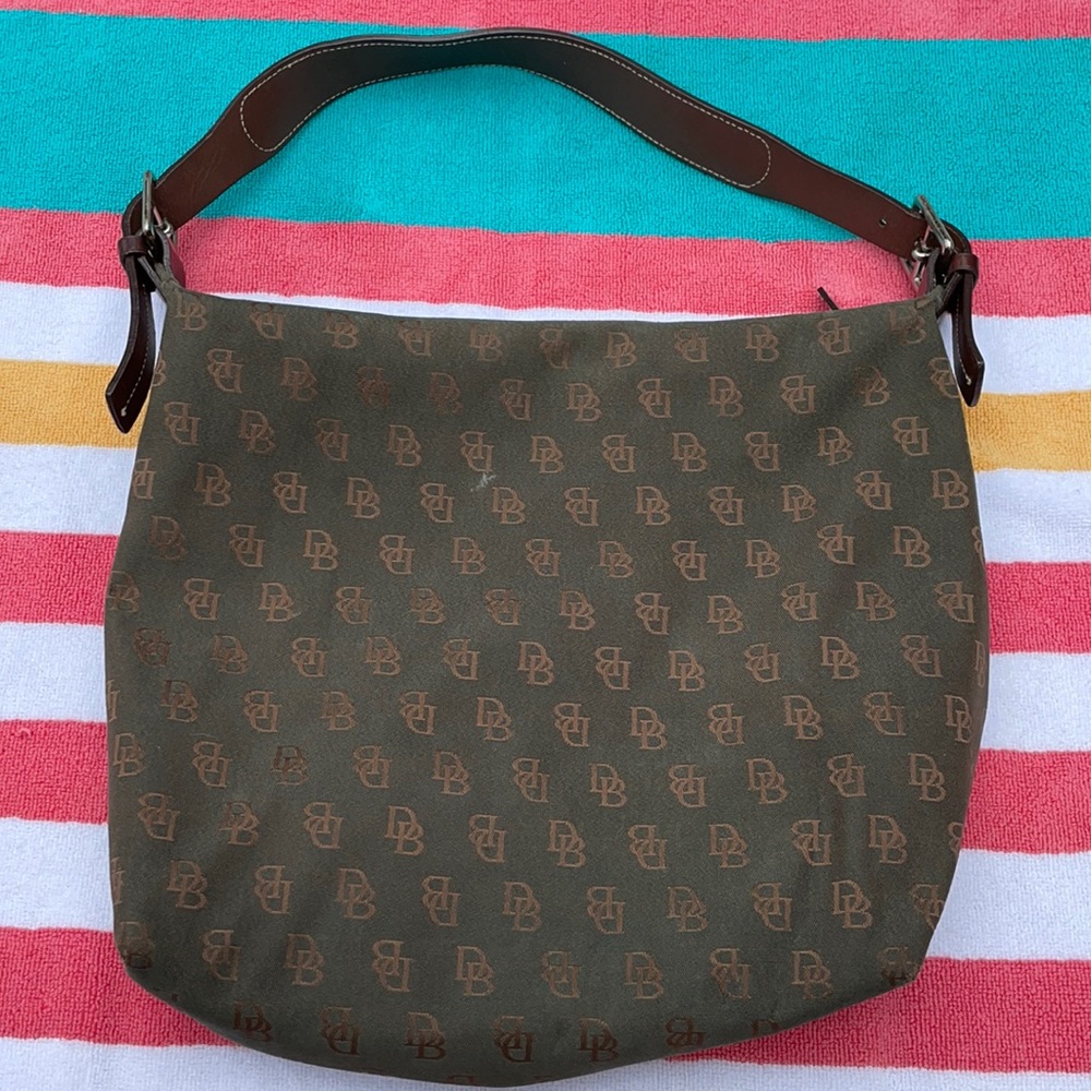 Dooney and Bourke canvas shoulder bag